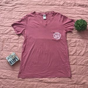 Victoria Secret PINK oversized pocket tee -